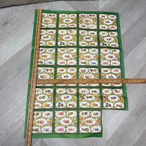 Vintage Gordon Fraser Wrapper Wrapping Paper Gift Wrap Green Floral Mice - Picture 4 of 4